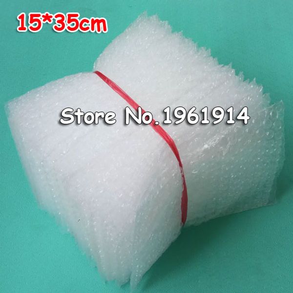 15 * 35см 50pcs bubble bags 10мм защитный материал de embalaje wrap laser cut craft прозрачный пузырь упаковочная пленка
15 * 35см 50pcs bubble bags 10мм защитный материал de embalaje wrap laser cut craft прозрачный пузырь упаковочная пленка