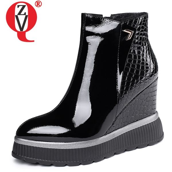 zvq winter new fashion ankle boots outside super high heels platform zip genuine leather women shoes drop shipping size 34-42, Black
zvq winter new fashion ankle boots outside super high heels platform zip genuine leather women shoes drop shipping size 34-42, Black
