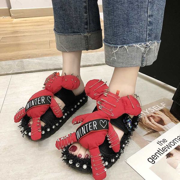 2020 red women slippers cartoon cute doll slippers home female slide slip on shiny pearl outdoor slipper, Black
2020 red women slippers cartoon cute doll slippers home female slide slip on shiny pearl outdoor slipper, Black