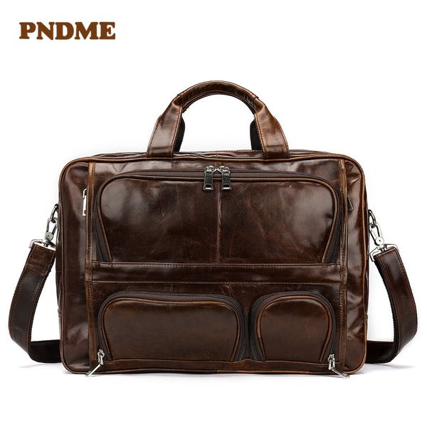 large capacity leather men's bag oilskin vintage men's tote leather business briefcase single shoulder bag
large capacity leather men's bag oilskin vintage men's tote leather business briefcase single shoulder bag