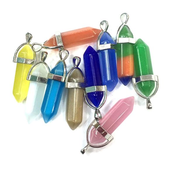 conical greentiger eye stones pendant reiki healing natural stone amulet diy jewelry personalized gift size 10x32mm, Bronze;silver
conical greentiger eye stones pendant reiki healing natural stone amulet diy jewelry personalized gift size 10x32mm, Bronze;silver