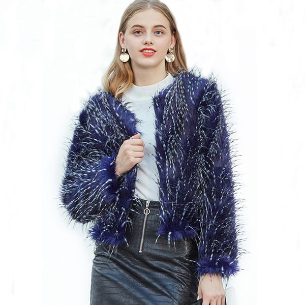 zadorin women hairy faux fur coat bohemian peacock feather winter fur coats faux jacket futro damskie kurtka zimowa, Black
zadorin women hairy faux fur coat bohemian peacock feather winter fur coats faux jacket futro damskie kurtka zimowa, Black