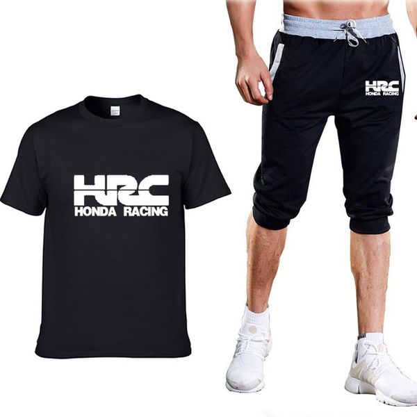new men t shirts hrc race motorcycle car printed summer casual cotton crew neck short sleeve men's t-shirt+pants suit f
new men t shirts hrc race motorcycle car printed summer casual cotton crew neck short sleeve men's t-shirt+pants suit f