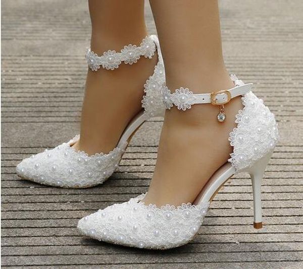 new high heel women's shoes with rhinestone high heels women's wedding shoes lace flowers heel stiletto white, Black
new high heel women's shoes with rhinestone high heels women's wedding shoes lace flowers heel stiletto white, Black