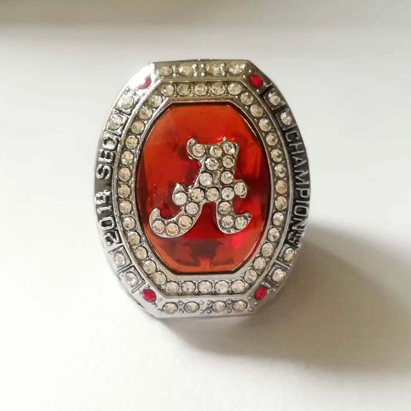 2014 alabama crimson roll tide (cooper) sec college football championship ring, Golden;silver
2014 alabama crimson roll tide (cooper) sec college football championship ring, Golden;silver