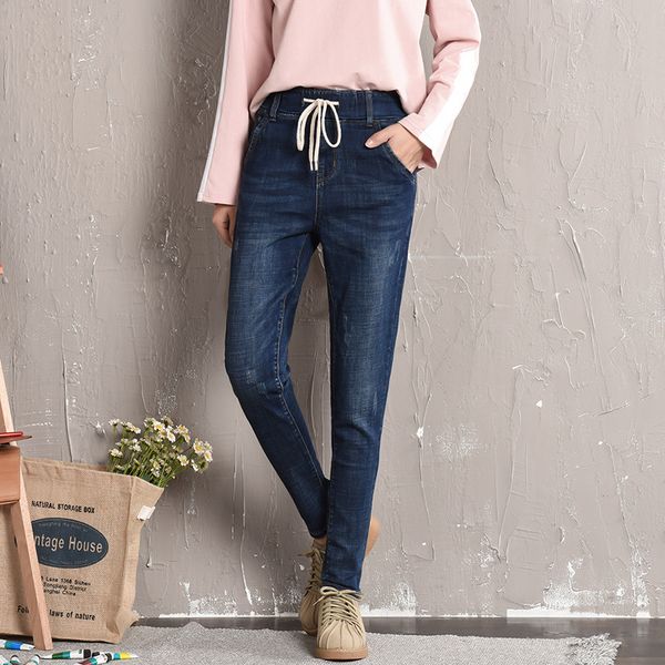 ray dtun spring plus size fashion bleached vintage mid waist full length loose boyfriend jeans stretch jeans for women plus size, Blue
ray dtun spring plus size fashion bleached vintage mid waist full length loose boyfriend jeans stretch jeans for women plus size, Blue
