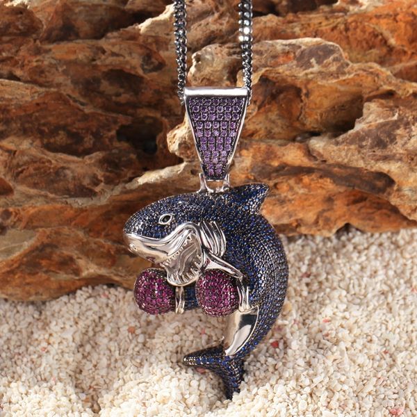 bling king пользовательского мультфильм акула ожерелье hiphop полного iced out цирконий золото щепка cz stone01, Silver
bling king пользовательского мультфильм акула ожерелье hiphop полного iced out цирконий золото щепка cz stone01, Silver
