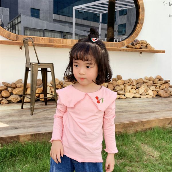 wlg girls t shirt kids autumn cherry printed peter pan collar long sleeve t-shirt baby casual beige gray pink black, Blue
wlg girls t shirt kids autumn cherry printed peter pan collar long sleeve t-shirt baby casual beige gray pink black, Blue