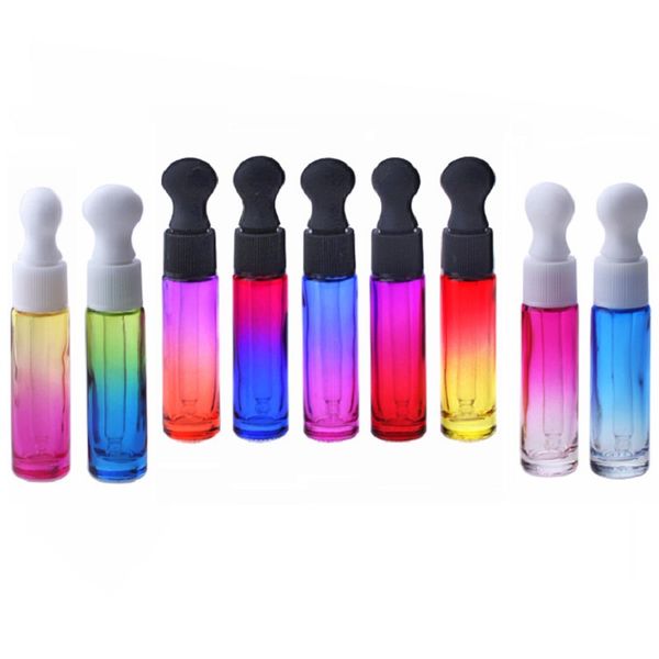 10ml glass liquid reagent pipette dropper bottle perfume essential oil bottle soft plastic bow dropper head 9 gradient color
10ml glass liquid reagent pipette dropper bottle perfume essential oil bottle soft plastic bow dropper head 9 gradient color
