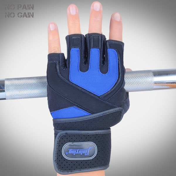 

no pain no gain fitness weight lifting gloves breathable women man anti-skid protective gloves gym training sport 218