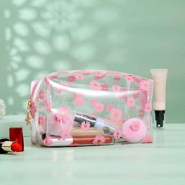 daisy travel transparent cosmetic bag pvc women zipper makeup bags beauty case toiletry wash organizer storage pouch 2020 new
daisy travel transparent cosmetic bag pvc women zipper makeup bags beauty case toiletry wash organizer storage pouch 2020 new