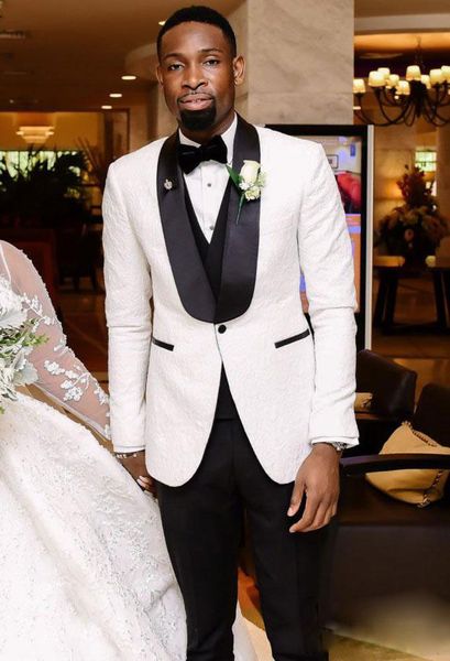 pattern men suits shawl lapel wedding suits for men one button prom tuxedos three pieces blazers jacket vest and pants, Black;gray
pattern men suits shawl lapel wedding suits for men one button prom tuxedos three pieces blazers jacket vest and pants, Black;gray
