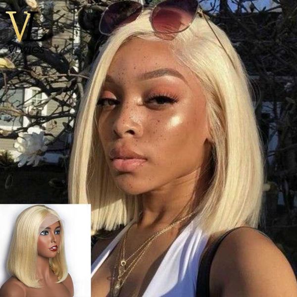 vlwigs blonde brazilian human remy hair bob wig 13*4 lace front wig pre plucked bleached knots #613 women's hair wigs vl20, Black;brown
vlwigs blonde brazilian human remy hair bob wig 13*4 lace front wig pre plucked bleached knots #613 women's hair wigs vl20, Black;brown