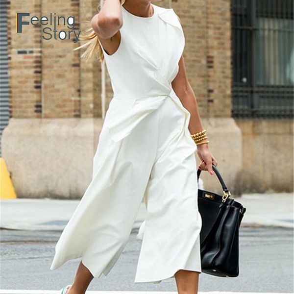 white jumpsuit elegant for women 2019 wide leg pants empire sleeveless vest conjoined famale trousers elegance formal jumpsuit, Black;white
white jumpsuit elegant for women 2019 wide leg pants empire sleeveless vest conjoined famale trousers elegance formal jumpsuit, Black;white