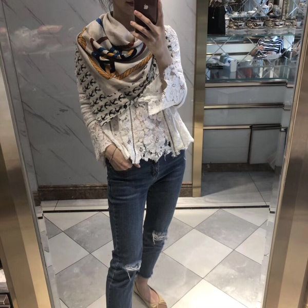 10868spring, summer, autumn and winter 2019 women's silk cashmere scarf luxury women's scarf square scarf high-end customized hand, Blue;gray
10868spring, summer, autumn and winter 2019 women's silk cashmere scarf luxury women's scarf square scarf high-end customized hand, Blue;gray