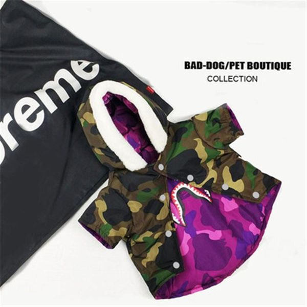 2019 fashion personalized design camouflage dog apparel long sleeve cardigan pet apparel autumn winter warm shark pattern pet cloth
2019 fashion personalized design camouflage dog apparel long sleeve cardigan pet apparel autumn winter warm shark pattern pet cloth