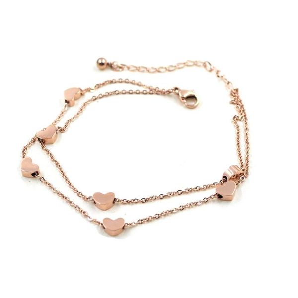 fashion love seven peach hearts rose gold double anklet women heart-shaped titanium steel rose gold jewelry fashion simple 2020, Golden;silver
fashion love seven peach hearts rose gold double anklet women heart-shaped titanium steel rose gold jewelry fashion simple 2020, Golden;silver