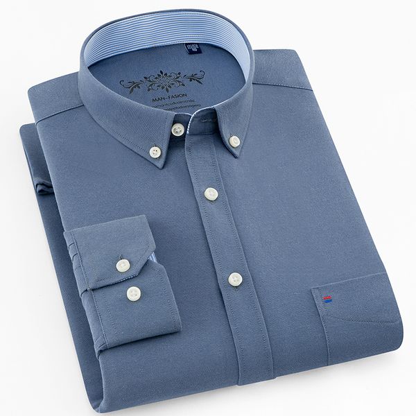 new quality button down collar long sleeve oxford comfortable easy care men business solid plain causal shirts with chest pocket, White;black
new quality button down collar long sleeve oxford comfortable easy care men business solid plain causal shirts with chest pocket, White;black