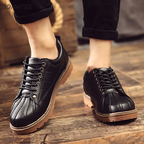 leather casual shoes men all-match deodorant breathable streetwear men's non-slip trendy korean style martin shoe, Black
leather casual shoes men all-match deodorant breathable streetwear men's non-slip trendy korean style martin shoe, Black