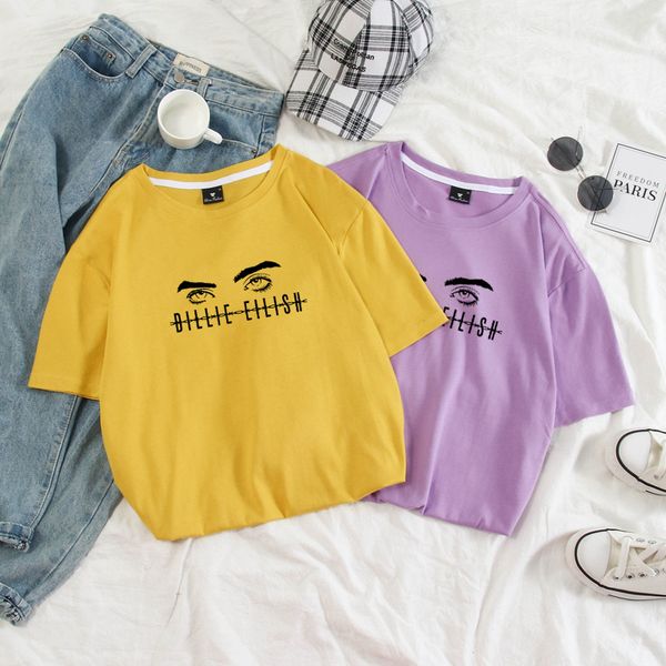 men t shirt pure cotton billie eilish summer short sleeve o-neck tshirt couples funny steetwear clothes 9 colors s-4xl, White;black
men t shirt pure cotton billie eilish summer short sleeve o-neck tshirt couples funny steetwear clothes 9 colors s-4xl, White;black