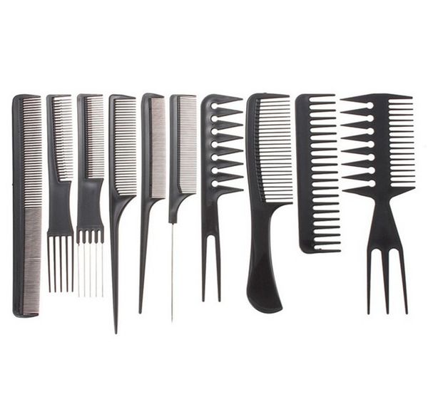 new 10pcs/set professional hair brush comb salon barber anti-static hair combs hairbrush hairdressing combs hair care styling tools, Silver
new 10pcs/set professional hair brush comb salon barber anti-static hair combs hairbrush hairdressing combs hair care styling tools, Silver