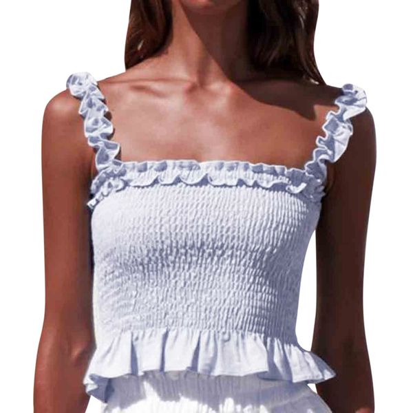 women sleeveless fashion lace-neck sling vest shirt blouse 2019 vest fashion camisole crop sleeveles, White
women sleeveless fashion lace-neck sling vest shirt blouse 2019 vest fashion camisole crop sleeveles, White