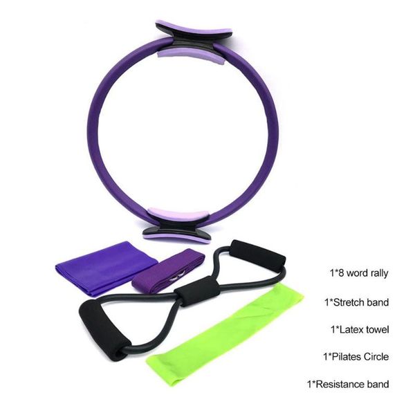 pilates circle five-piece fitness pilates fitness training ring with tension device / stretch belt / latex towel tension ring
pilates circle five-piece fitness pilates fitness training ring with tension device / stretch belt / latex towel tension ring