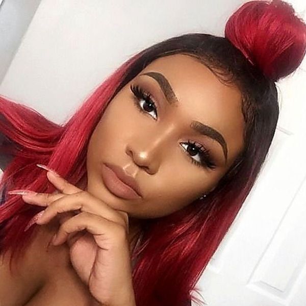 99j burgundy lace front wig pre plucked straight human hair wigs 150% 99j ombre lace front wig colored human hair wigs, Black
99j burgundy lace front wig pre plucked straight human hair wigs 150% 99j ombre lace front wig colored human hair wigs, Black