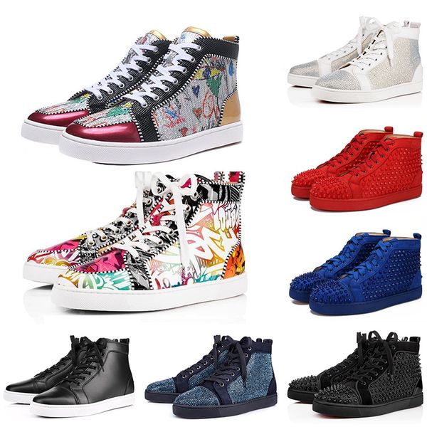 red fashion bottom designer s studded spikes flats cl casual shoes men women party lover sports sneakers
red fashion bottom designer s studded spikes flats cl casual shoes men women party lover sports sneakers