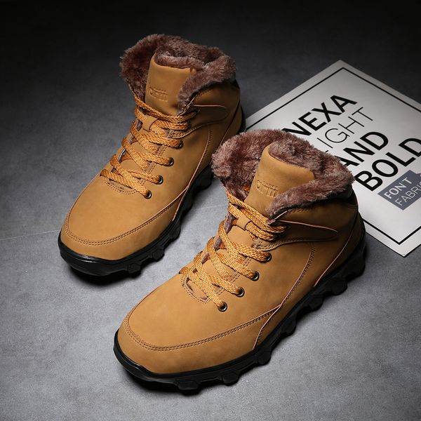 cimim snow boots men big size outdoor winter shoes men warm comfortable ankle boots anti skid man hiking shoes erkek bot, Black
cimim snow boots men big size outdoor winter shoes men warm comfortable ankle boots anti skid man hiking shoes erkek bot, Black