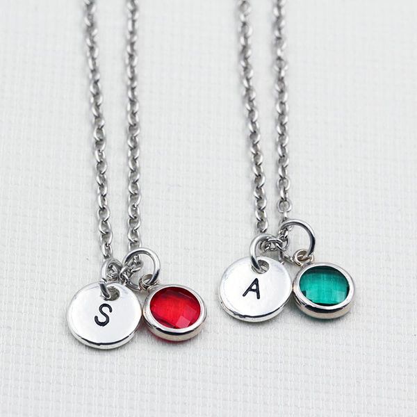 2020 new 12 colors birthstone necklace/english alphabet a to z letters necklaces/pendant necklace/sister gift 2020 new vyahb, Silver
2020 new 12 colors birthstone necklace/english alphabet a to z letters necklaces/pendant necklace/sister gift 2020 new vyahb, Silver