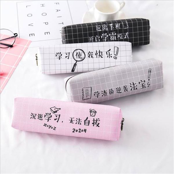 kawaii simple chinese trendy words pen bag box for kids gift cosmetic stationery pouch school stationery supplies
kawaii simple chinese trendy words pen bag box for kids gift cosmetic stationery pouch school stationery supplies