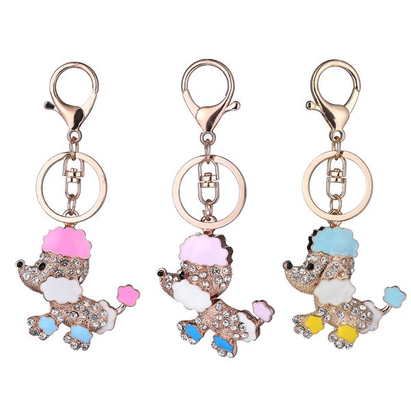 crystal lovely dog keychain for car handbag chram key holder purse handbag pendant keyrings keychains for car keychain women, Silver
crystal lovely dog keychain for car handbag chram key holder purse handbag pendant keyrings keychains for car keychain women, Silver