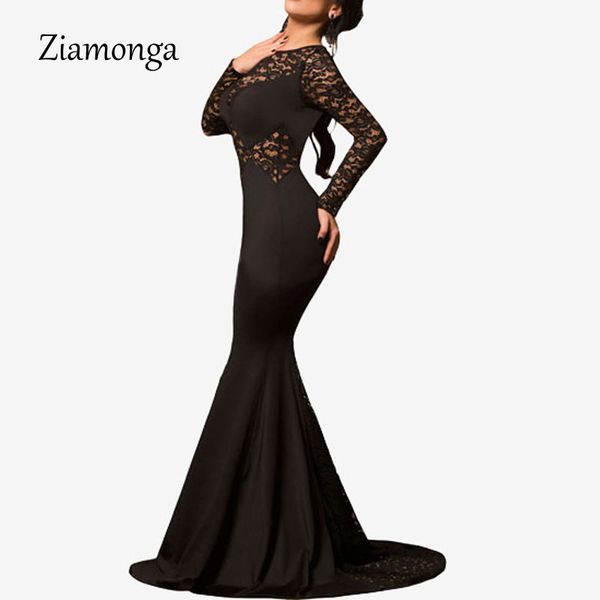 ziamonga runway lace dress black long sleeve mermaid wedding party dresses formal gowns long evening party women dress, Black;pink
ziamonga runway lace dress black long sleeve mermaid wedding party dresses formal gowns long evening party women dress, Black;pink