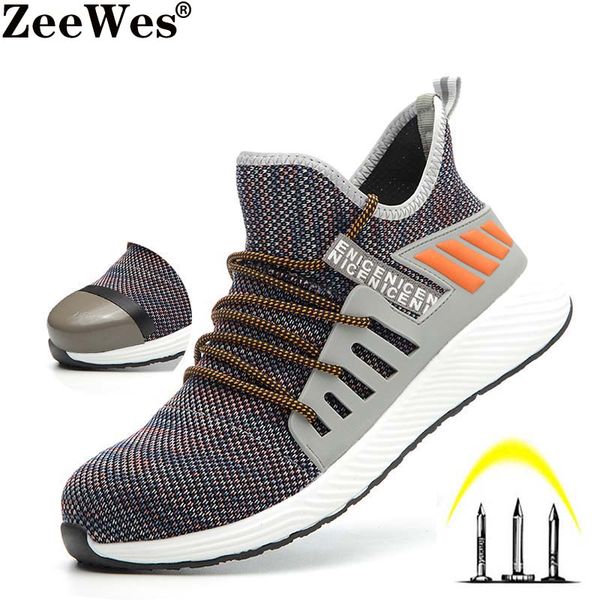 2019 new fashion men steel toe industrial & construction work safety boots lightweight breathable exhibition work sneakers shoes, Black
2019 new fashion men steel toe industrial & construction work safety boots lightweight breathable exhibition work sneakers shoes, Black