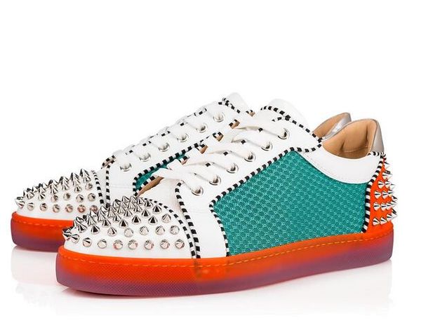 rantulow orlato mens плоские атласные женские туфли с красной подошвой кожа с шипами toe низкие кеды, дизайнерская марка spikes toe повседне, Black
rantulow orlato mens плоские атласные женские туфли с красной подошвой кожа с шипами toe низкие кеды, дизайнерская марка spikes toe повседне, Black