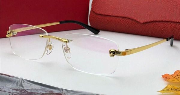 new luxury designer optical glasses 0039sa classic square frameless optical shiny gold titanium frame eyewear come with case, White;black
new luxury designer optical glasses 0039sa classic square frameless optical shiny gold titanium frame eyewear come with case, White;black