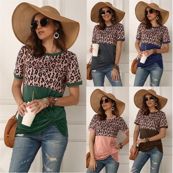 leopard panelled tshirts women casual summer loose short sleeved crew neck pullover tshirts fashion womens tees, White
leopard panelled tshirts women casual summer loose short sleeved crew neck pullover tshirts fashion womens tees, White