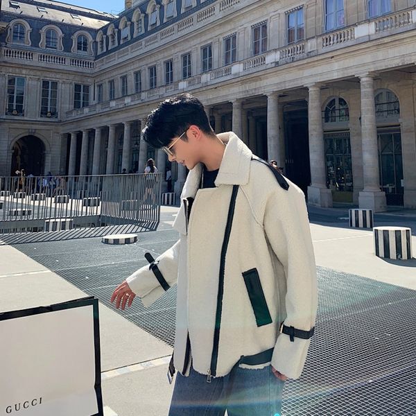winter thick short coat men warm parka men fashion lapel wool jacket man streetwear wild british style jackets male clothes, Black
winter thick short coat men warm parka men fashion lapel wool jacket man streetwear wild british style jackets male clothes, Black