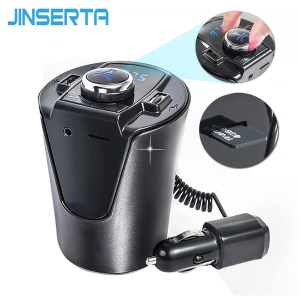 jinserta bluetooth handscar kit fm transmitter mp3 player dual usb charger led display micro sd tf u disk aux music playing
jinserta bluetooth handscar kit fm transmitter mp3 player dual usb charger led display micro sd tf u disk aux music playing