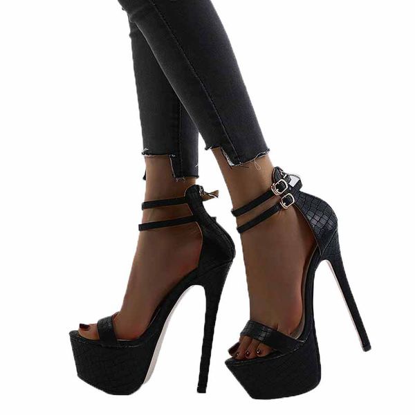 aneikeh stiletto sandals 17cm platform high heel sandals fashion open toe gladiator sandal summer platform pole dance shoes, Black
aneikeh stiletto sandals 17cm platform high heel sandals fashion open toe gladiator sandal summer platform pole dance shoes, Black