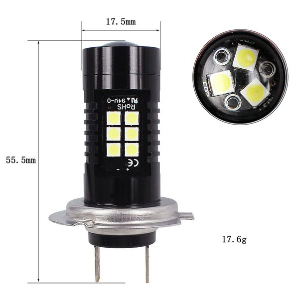 carprie 2019 новый автомобиль противотуманные фары 2 шт. 12v dc h7 3030 21 шт. светодиодные фонари белый головной фонарь автомобильный 21 вт
carprie 2019 новый автомобиль противотуманные фары 2 шт. 12v dc h7 3030 21 шт. светодиодные фонари белый головной фонарь автомобильный 21 вт