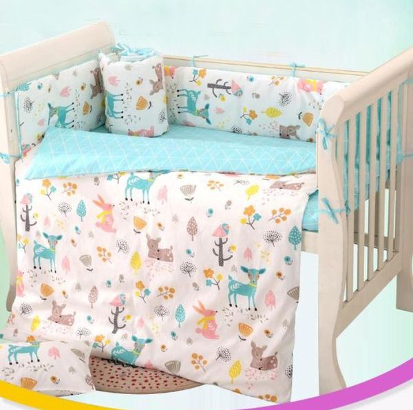 7 pc cot bedding set for newborn babies infant room kids baby bedroom set nursery bumper quilt, sheets,pillow
7 pc cot bedding set for newborn babies infant room kids baby bedroom set nursery bumper quilt, sheets,pillow