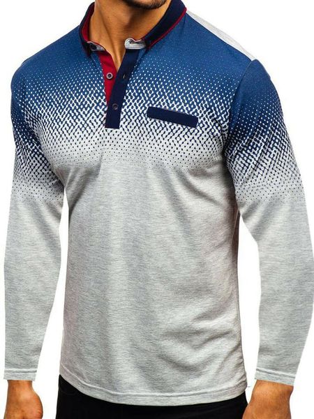 men's casual shirts mens long sleeve classic gradient color slim fit blouse, White;black
men's casual shirts mens long sleeve classic gradient color slim fit blouse, White;black