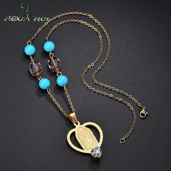 nextvance stainless steel virgin mary virgin mary pendant necklace heart cz stone bead chain necklaces protection jewelry, Silver
nextvance stainless steel virgin mary virgin mary pendant necklace heart cz stone bead chain necklaces protection jewelry, Silver