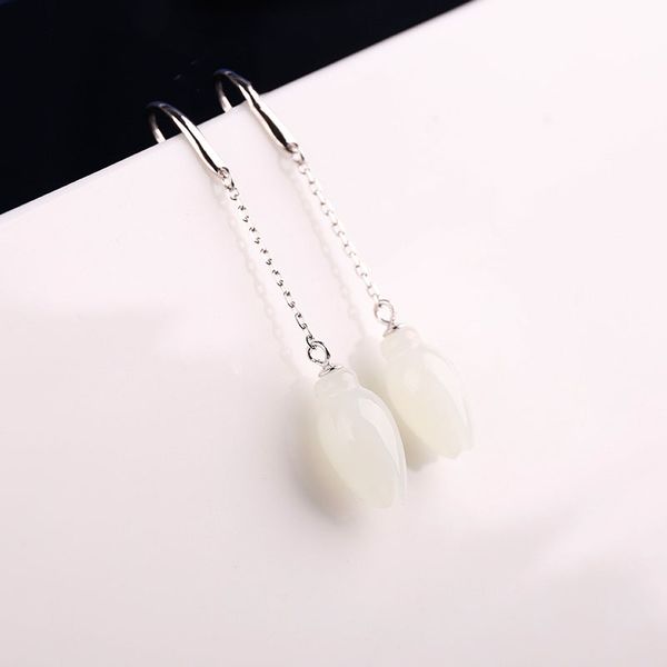xinjiang and tian yu silver-encrusted jade jade ear nails female flower magnolia earrings earrings, Golden;silver
xinjiang and tian yu silver-encrusted jade jade ear nails female flower magnolia earrings earrings, Golden;silver