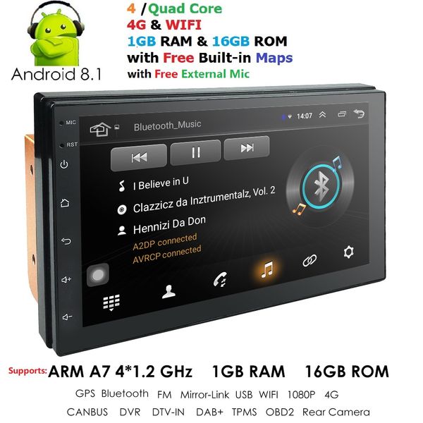 2din android8.1 car radio auto bluetooth single din multimedia player universal gps navigation 1024*600 swc dab tpms usb map mic car dvd
2din android8.1 car radio auto bluetooth single din multimedia player universal gps navigation 1024*600 swc dab tpms usb map mic car dvd