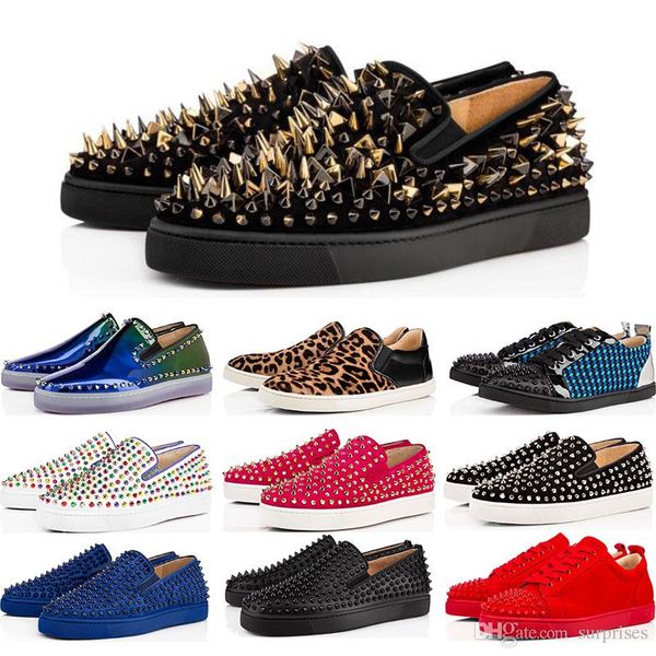 2019 de igner brand tudded pike flat hoe red bottom hoe luxury men women party lover genuine leather neaker ize 36 46
2019 de igner brand tudded pike flat hoe red bottom hoe luxury men women party lover genuine leather neaker ize 36 46