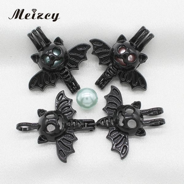 10pcs black hollow cute bat pearl cage pendant bead cage lockets perfume essential oil diffuser necklace for oyster pearl, Silver
10pcs black hollow cute bat pearl cage pendant bead cage lockets perfume essential oil diffuser necklace for oyster pearl, Silver