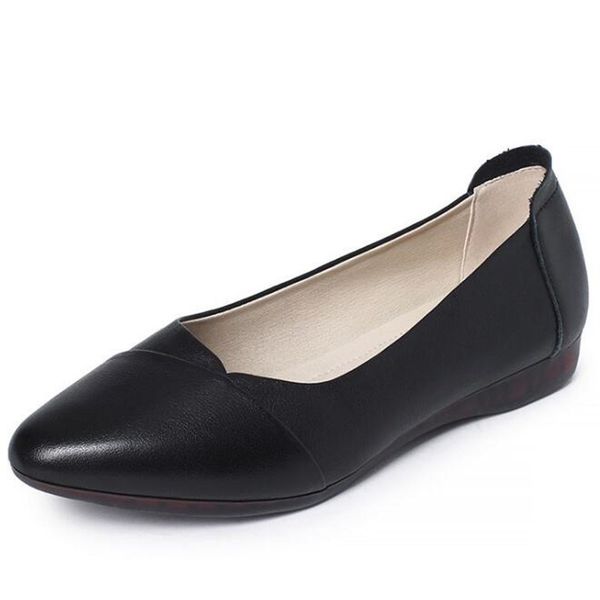 selling 2020 new spring pointed flat shoes women genuine leather shoes fashion casual soft comfort work flat, Black
selling 2020 new spring pointed flat shoes women genuine leather shoes fashion casual soft comfort work flat, Black